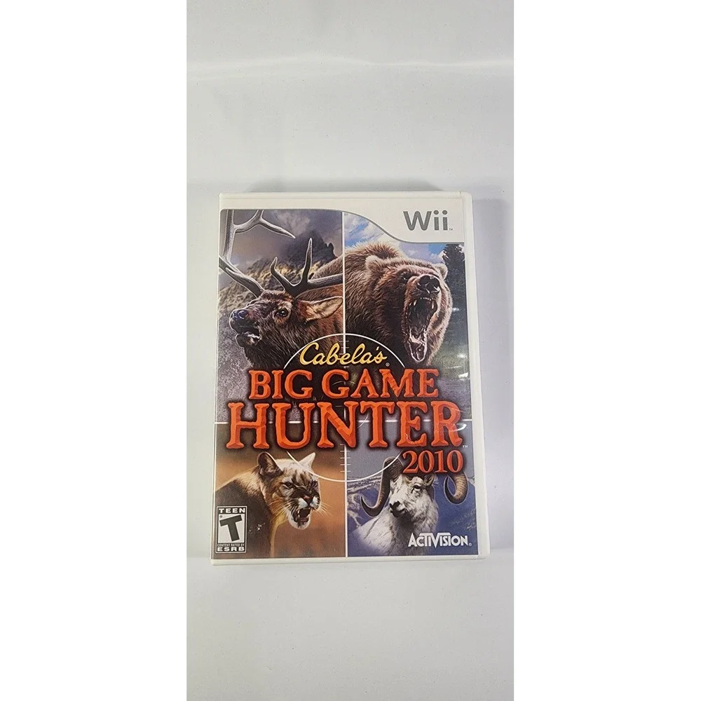 Cabelas Big Game Hunter 2010 Nintendo Wii Game CIB Activision Tested and Working